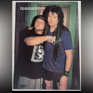 Dave Williams & Blackie Lawless pinup